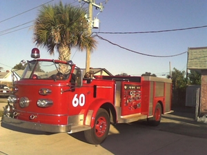 Reupholstered Firetruck