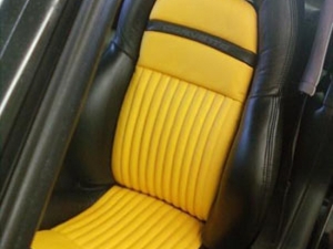 Reupholstered Corvette Seat
