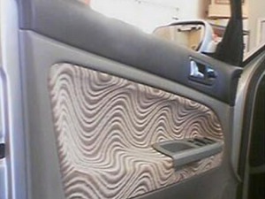 Suede Door Panel