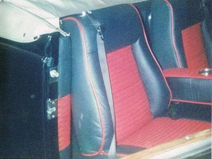 Red and Black Car Interior